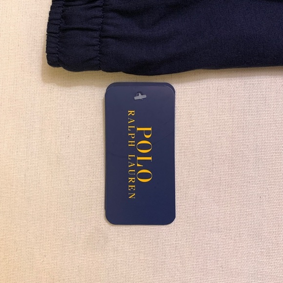 POLO RALPH LAUREN Supreme Comfort Cotton Blend Lounge Short MEDIUM Navy Blue NWT - Picture 8 of 10